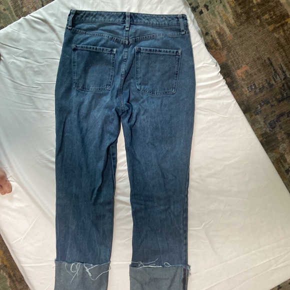 Circus high rise relaxed straight jeans with wide cuff. Size 29. 100%cotton. - Picture 6 of 6